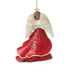 - Heartwood Creek - Christmas Angel With Cardinals Ornament|Jim Shore Sale