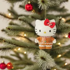 - Sanrio - Gingerbread Hello Kitty Ornament|Jim Shore Clearance