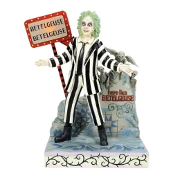 - Beetlejuice Figurine with Sign and Gravestone|Jim Shore Sale