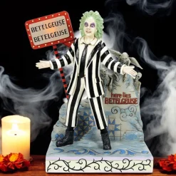 - Beetlejuice Figurine with Sign and Gravestone|Jim Shore Sale
