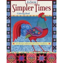 Simpler Times Coloring Book|Jim Shore Hot