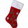 Jingle Velvet Christmas Stocking - The Christmas Loft| Outlet