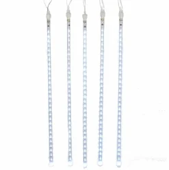 Meteor Shower Snowfall Light Set 5 Tubes, 90 Cool White LED Lights, 1|Kurt Adler Discount