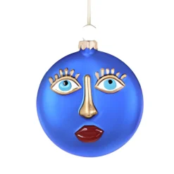 La Face Blue Ornament|Cody Foster & Co. Online