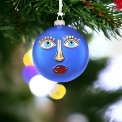 La Face Blue Ornament|Cody Foster & Co. Online