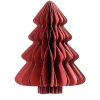 Large Red Paper Tree Ornament|