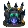 LED Lighted Skull Castle Table Piece|Kurt Adler Clearance