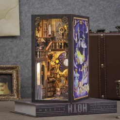 LED Nebula Common Room Book Nook Miniature Kit| New