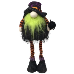 LED Standing Gnome With Green Beard and Spider | The Christmas Loft| Best