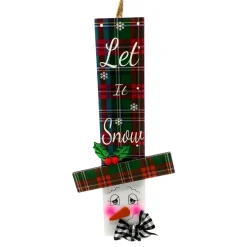 Let It Snow Snowman Head Ornament| Online