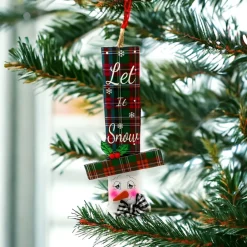 Let It Snow Snowman Head Ornament| Online