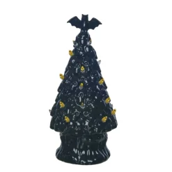 Light Up Halloween Tree w/Bat Topper|