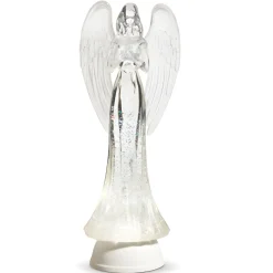 Lighted Angel with Swirling Glitter| Clearance