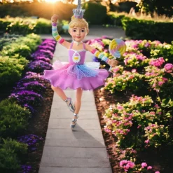 Lollipop Ballerina Ornament by , 5" E0888|Kurt Adler Discount