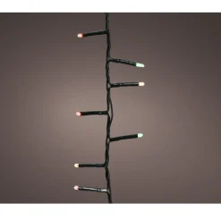 500 LED Classic Multi Color Compact Twinkle Lights, Green Wire, 36 ft|Lumineo New