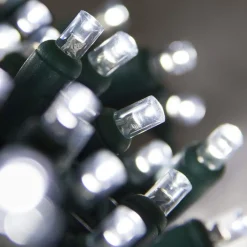 1000 LED Cool White Christmas Compact Lights Set, Green Wire 74 Feet|Lumineo Online