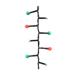 500 LED Multi Color Cherry Compact Twinkle Lights Black Wire | The Christmas Loft|Lumineo Outlet