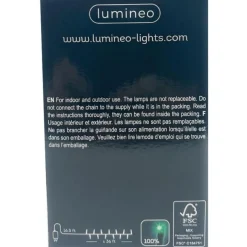 500 LED Multi-Colored Christmas Compact Lights Set, Green Wire 36 Feet -|Lumineo Outlet