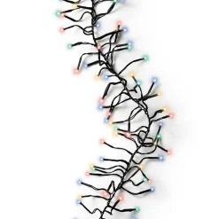 1512 LED Multi-Colored Cluster Lights Green Wire | The Christmas Loft|Lumineo