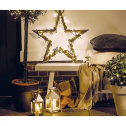 192 LED Warm White Battery-Operated Twinkle Lights Black Wire | The Christmas Loft|Lumineo Sale