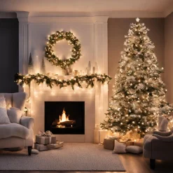 1000 LED Warm White Compact Lights Green Wire  | The Christmas Loft|Lumineo New