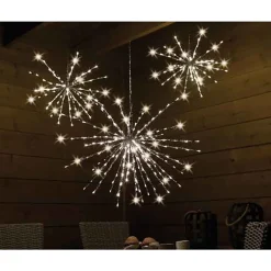 160 LED Warm White Flashing 27" Polestar Silver Wire | The Christmas Loft|Lumineo Sale