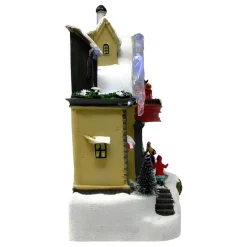 Animated Christmas House with Santa - 12”x9” Scene|Lumineo Sale