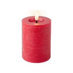 Battery Operated Red Wax 4.5 in Candle|Lumineo Sale
