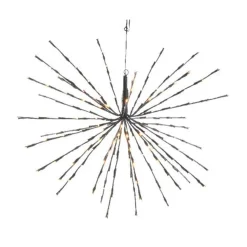Flashing Star burst LED Polestar Light -Black branches|Lumineo
