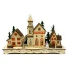 Lighted Wood Winter Village Scene|Lumineo Online