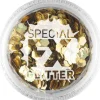 Make-Up FX, Gold, Confetti Glitter, 2g, Loose| Sale