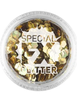 Make-Up FX, Gold, Confetti Glitter, 2g, Loose| Sale