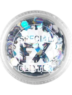 Make-Up FX, Silver, Confetti Glitter, 2g, Loose| Discount