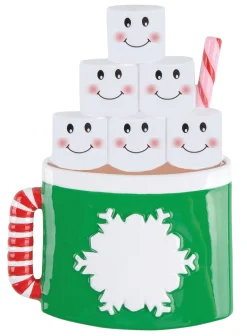 Marshmallow Mug Family/Friends of 6 Ornament For Personalization| Outlet
