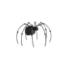 Medium Metal Glitter Spider Halloween Decoration|