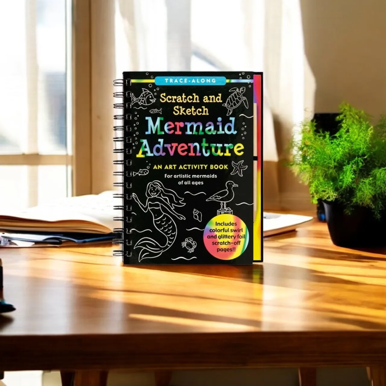 Mermaid Adventure Scratch & Sketch Art Activity Book| Sale