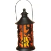 Metal Witch Battery Operated Indoor Lantern | The Christmas Loft|