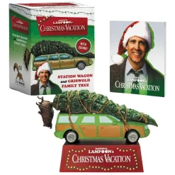 Mini Christmas Vacation Wagon And Tree| Discount