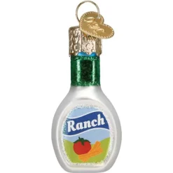 Mini Ranch Dressing Ornament - The Christmas Loft|Old World Glass