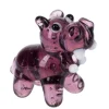 Miniature Purple Hippo Figurine| Clearance