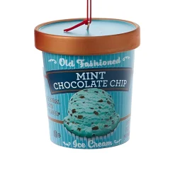 Mint Chip Ice Cream Pint Ornament|Kurt Adler Hot