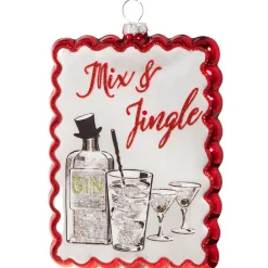 Mix & Jingle Festive Cocktail Party Ornament| Hot