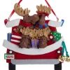 Moose Family of Four in Car Personalized Ornament - 4 Names Hand Personalized|Kurt Adler New