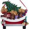 Moose Family of Three in Car Personalized Ornament - 3 Names Hand Personalized|Kurt Adler Best