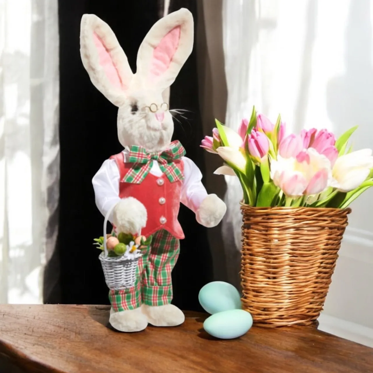 Mr. Plaid Bunny| Clearance