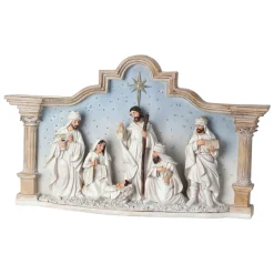 Nativity with Sky in Column Creche| New