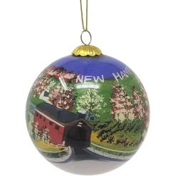 New Hampshire Covered Bridge Ornament - The Christmas Loft|