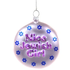 Nice Jewish Girl Ornament|Cody Foster & Co. New