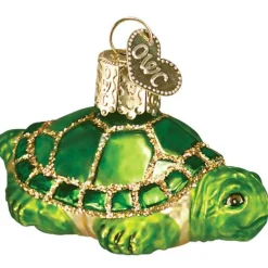Old World Christmas- Small Turtle Ornament | The Christmas Loft|Old World Glass Online