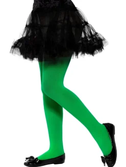 Opaque Tights, Green, Age 6-12| Discount